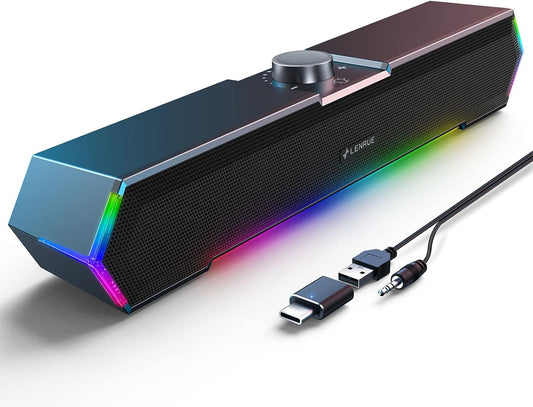 LENRUE G11 Computer Speakers for Desktop